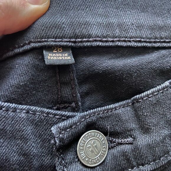 FRYE Addie Street Style Midnight Black Mid Rise Skinny Jeans - Picture 8 of 12
